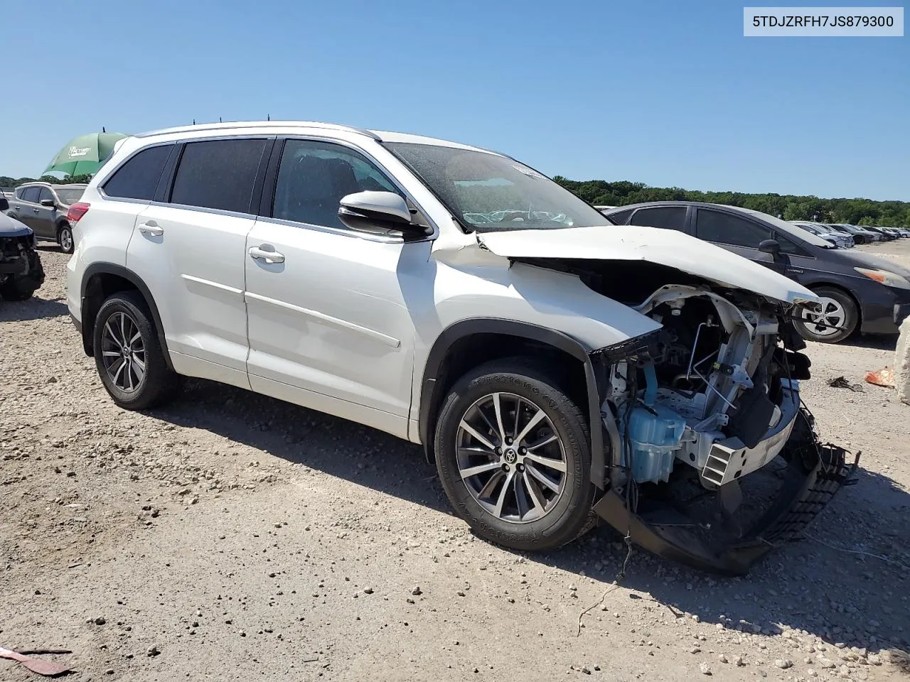 2018 Toyota Highlander Se VIN: 5TDJZRFH7JS879300 Lot: 57163004