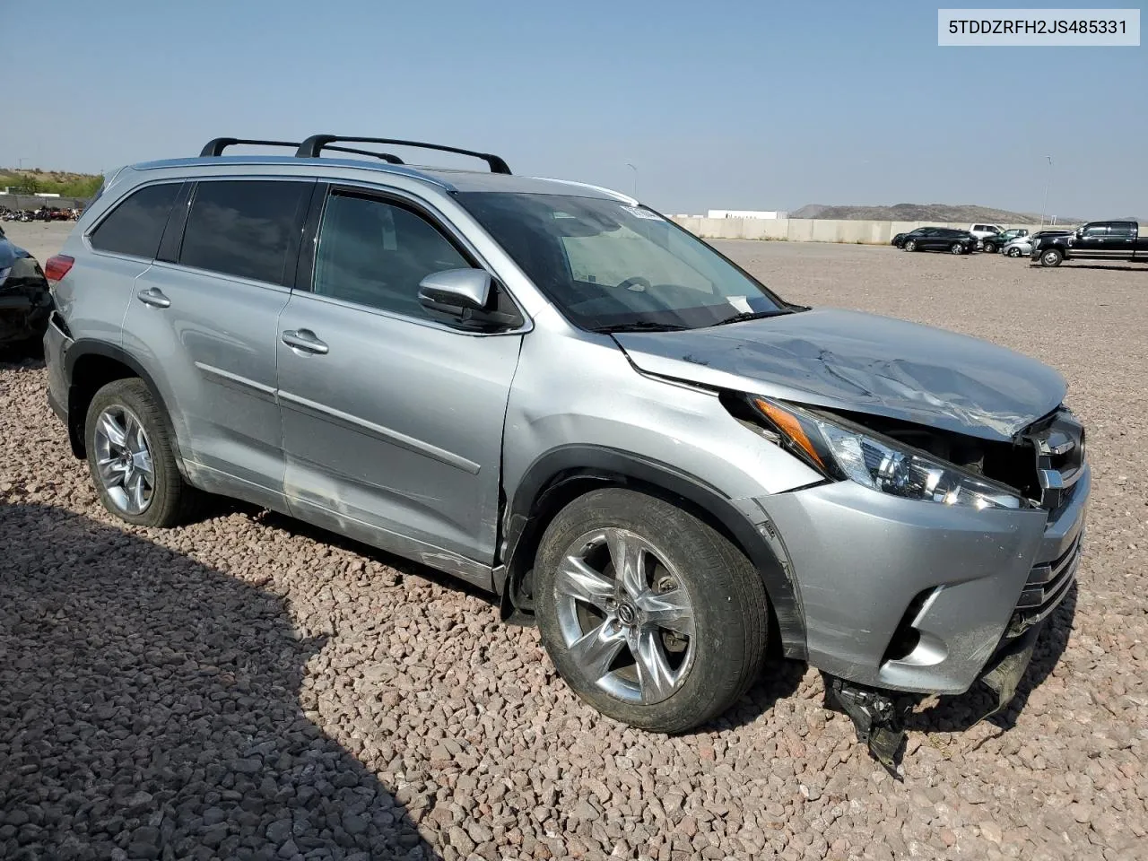 2018 Toyota Highlander Limited VIN: 5TDDZRFH2JS485331 Lot: 58716044