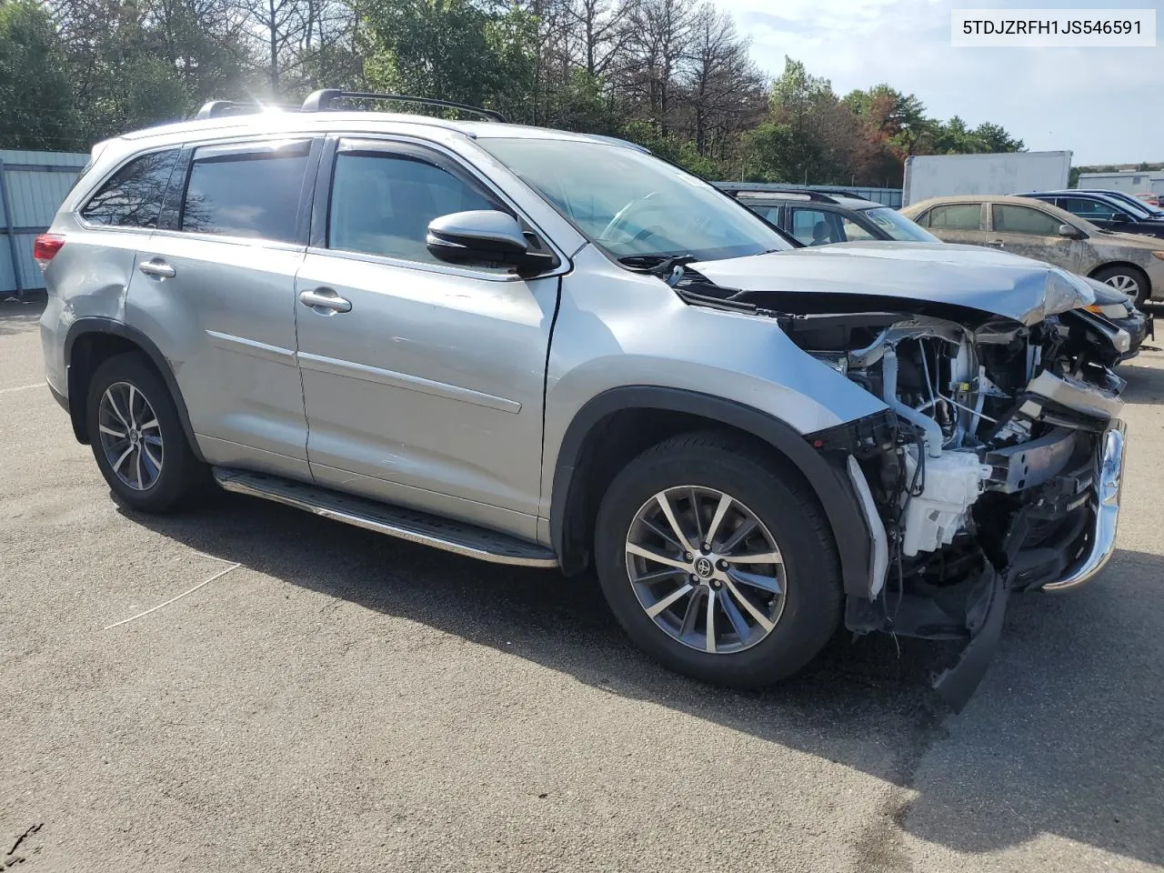 2018 Toyota Highlander Se VIN: 5TDJZRFH1JS546591 Lot: 61681154