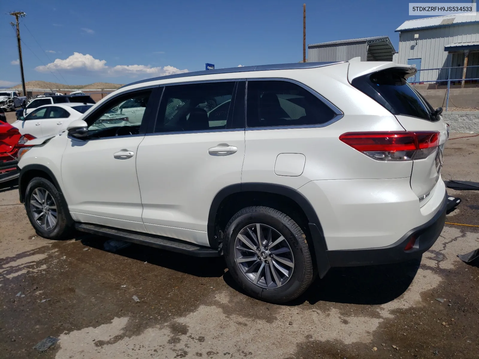 5TDKZRFH9JS534533 2018 Toyota Highlander Se