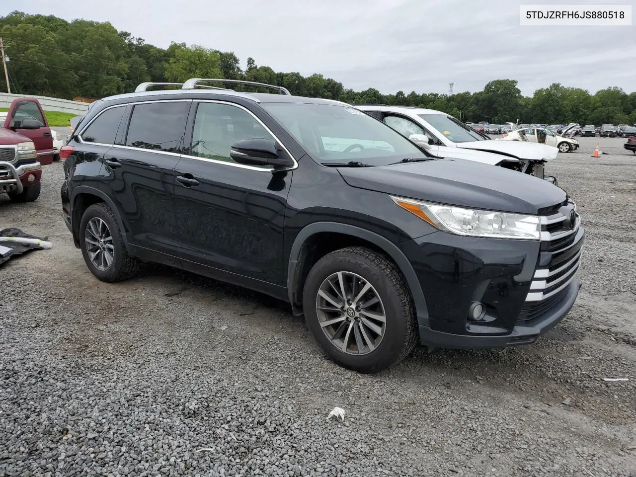 2018 Toyota Highlander Se VIN: 5TDJZRFH6JS880518 Lot: 65192954