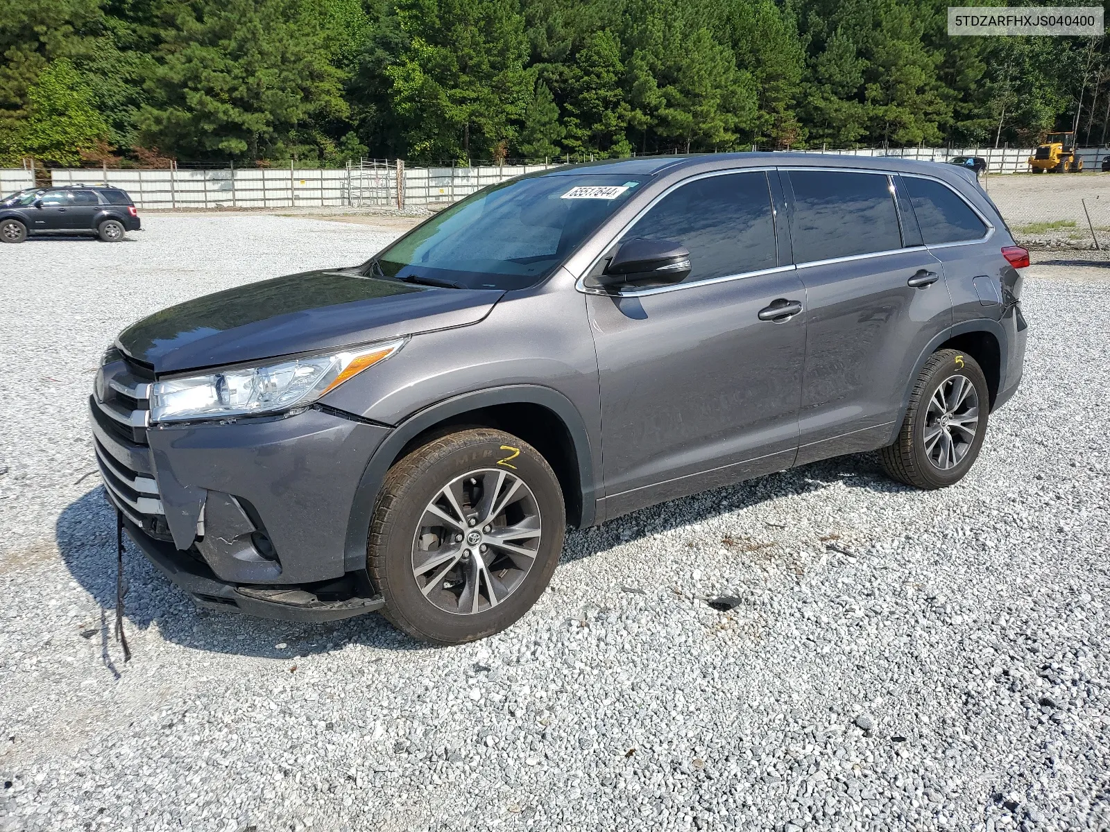 2018 Toyota Highlander Le VIN: 5TDZARFHXJS040400 Lot: 65517644