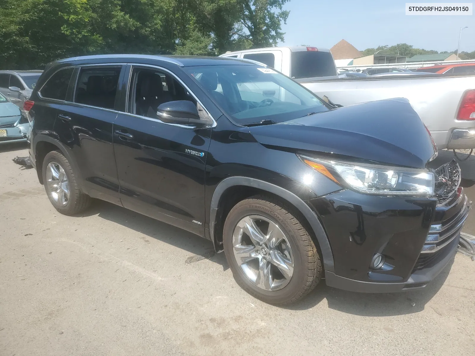 5TDDGRFH2JS049150 2018 Toyota Highlander Hybrid Limited