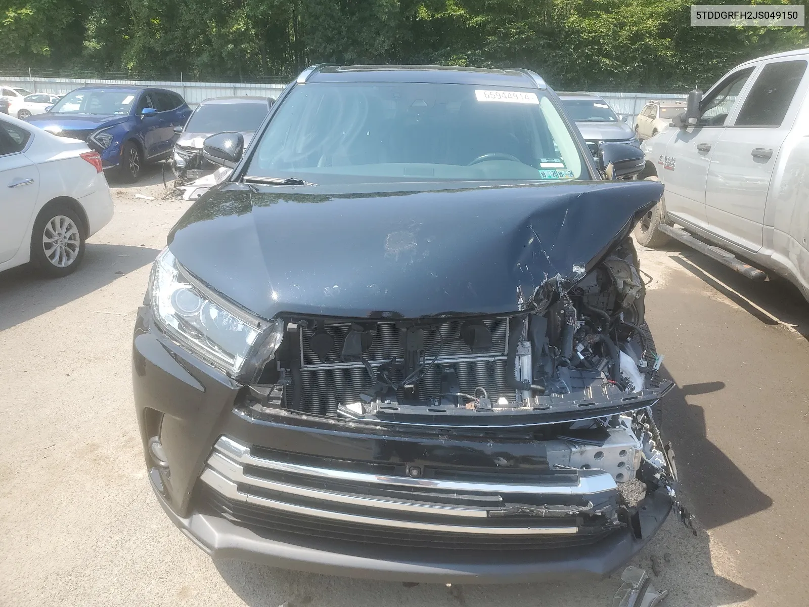 5TDDGRFH2JS049150 2018 Toyota Highlander Hybrid Limited