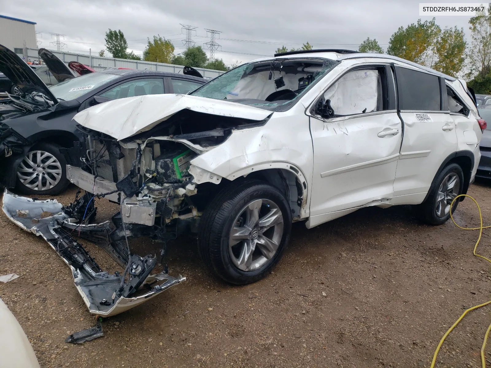 2018 Toyota Highlander Limited VIN: 5TDDZRFH6JS873467 Lot: 65964044