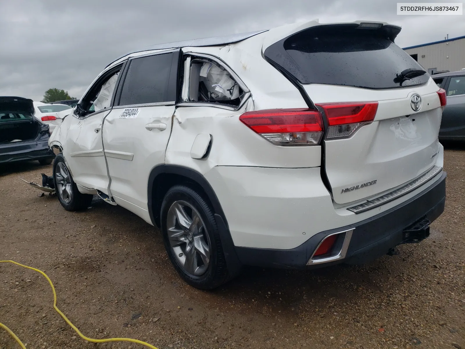 5TDDZRFH6JS873467 2018 Toyota Highlander Limited