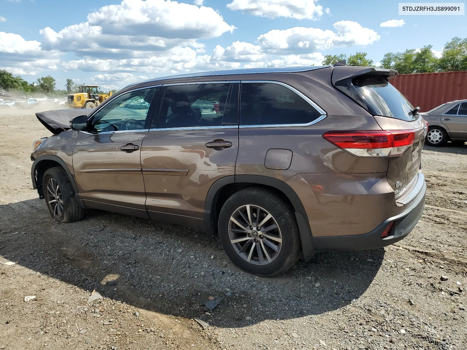 2018 Toyota Highlander Se VIN: 5TDJZRFH3JS899091 Lot: 68406944