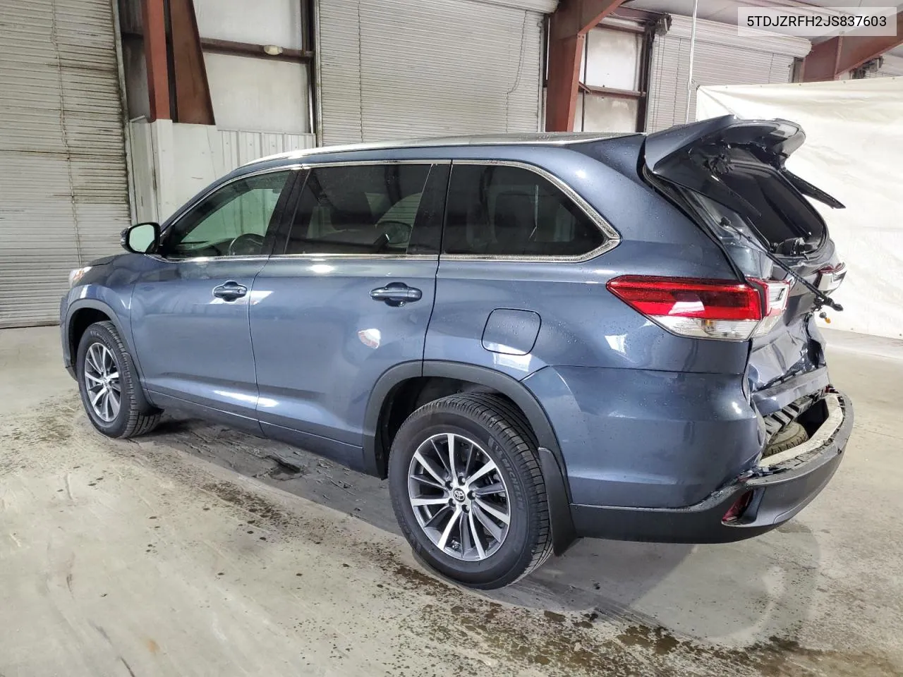 2018 Toyota Highlander Se VIN: 5TDJZRFH2JS837603 Lot: 68442104