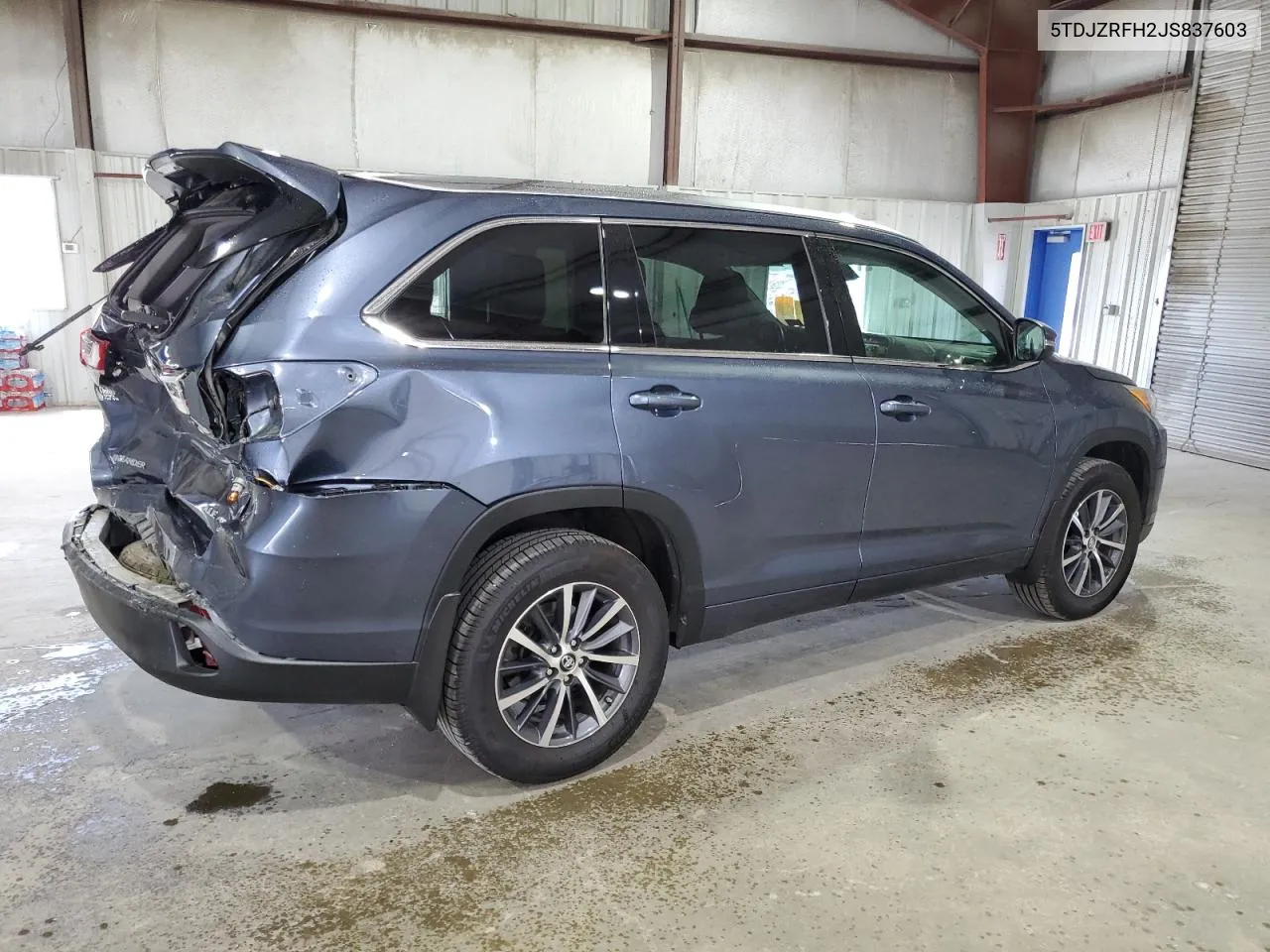 2018 Toyota Highlander Se VIN: 5TDJZRFH2JS837603 Lot: 68442104