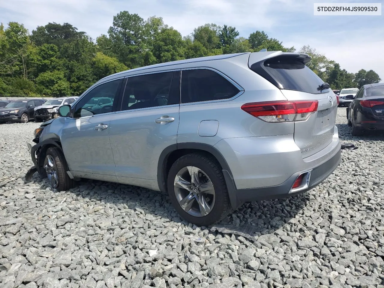 5TDDZRFH4JS909530 2018 Toyota Highlander Limited