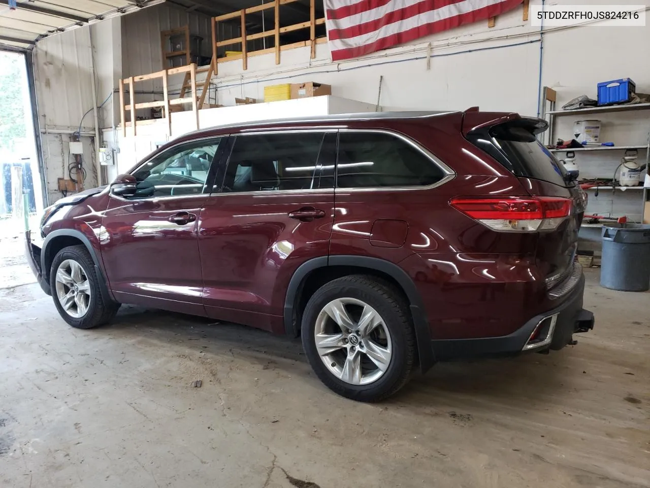 2018 Toyota Highlander Limited VIN: 5TDDZRFH0JS824216 Lot: 68966964