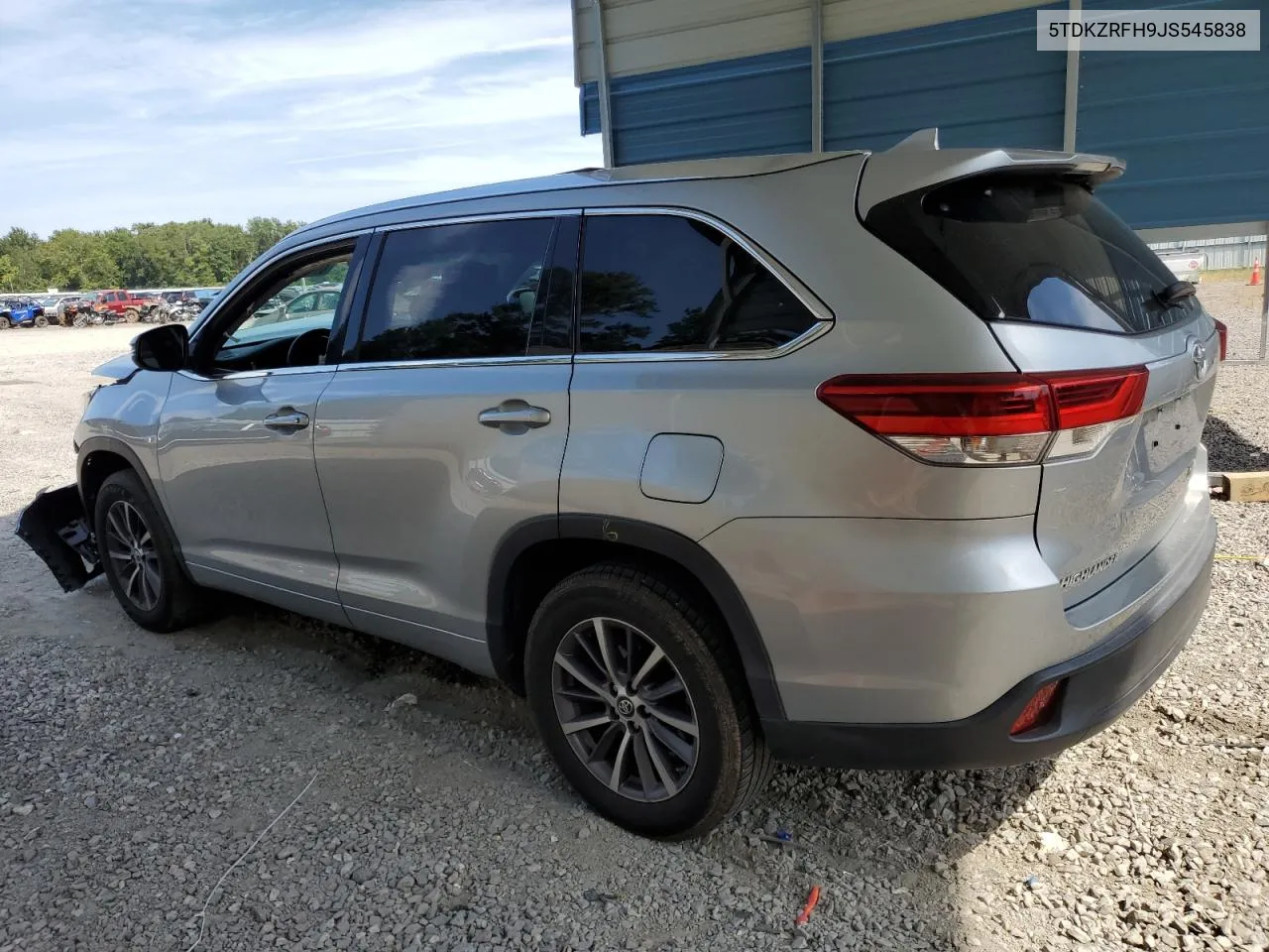 2018 Toyota Highlander Se VIN: 5TDKZRFH9JS545838 Lot: 68970514