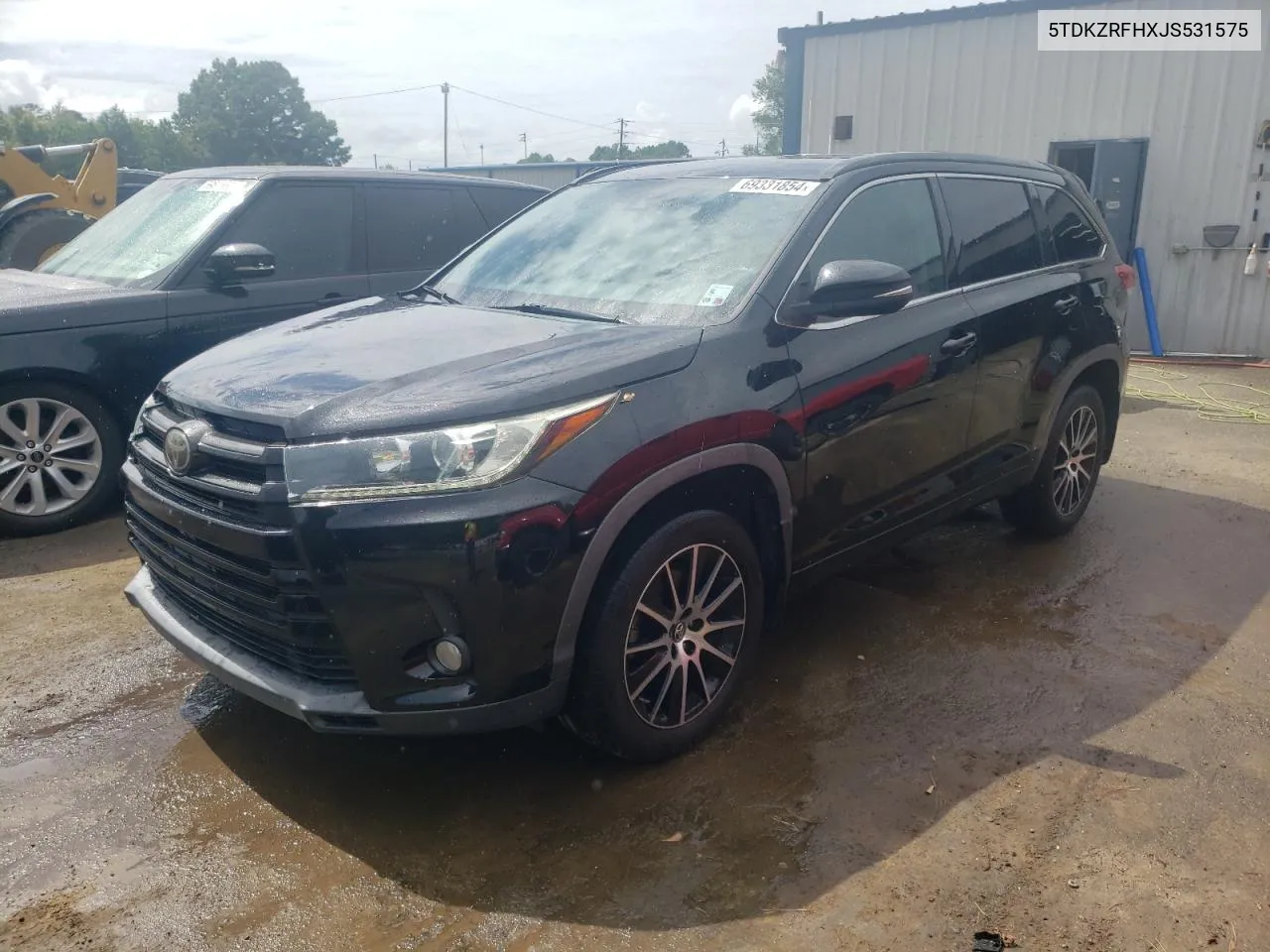 5TDKZRFHXJS531575 2018 Toyota Highlander Se