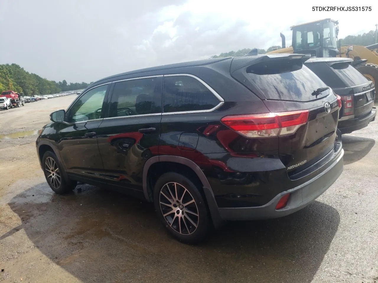 2018 Toyota Highlander Se VIN: 5TDKZRFHXJS531575 Lot: 69331854