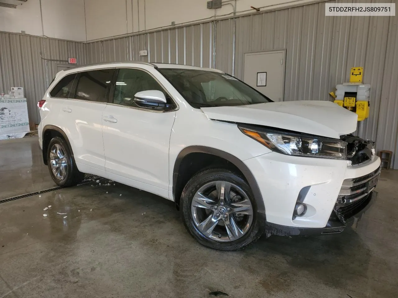 2018 Toyota Highlander Limited VIN: 5TDDZRFH2JS809751 Lot: 69403474