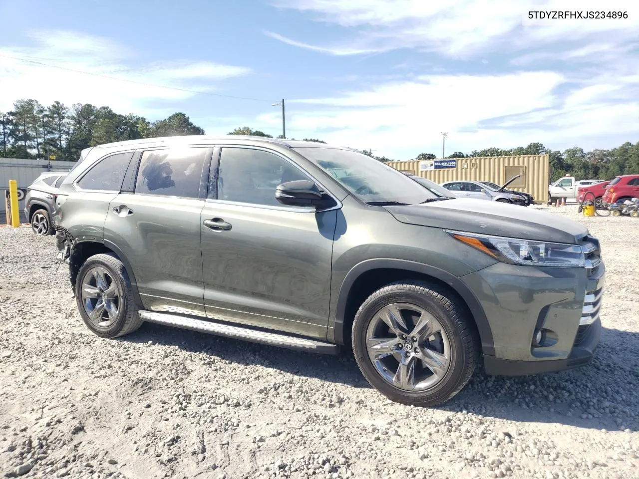 2018 Toyota Highlander Limited VIN: 5TDYZRFHXJS234896 Lot: 69772764