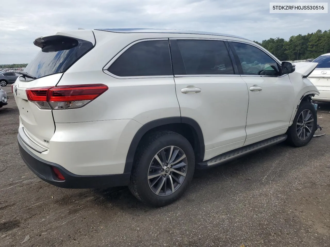 2018 Toyota Highlander Se VIN: 5TDKZRFH0JS530516 Lot: 69784224