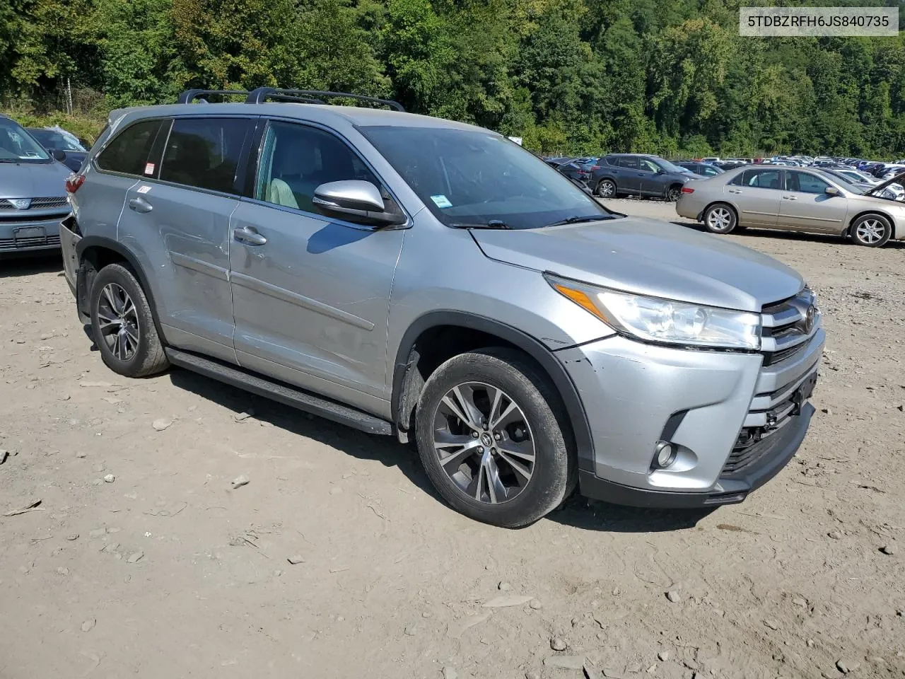 2018 Toyota Highlander Le VIN: 5TDBZRFH6JS840735 Lot: 70039874