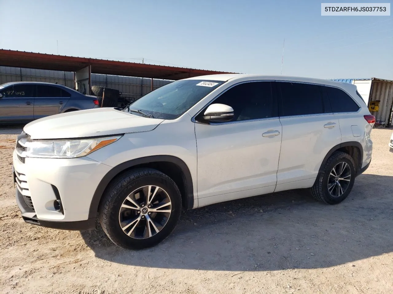 2018 Toyota Highlander Le VIN: 5TDZARFH6JS037753 Lot: 70443464