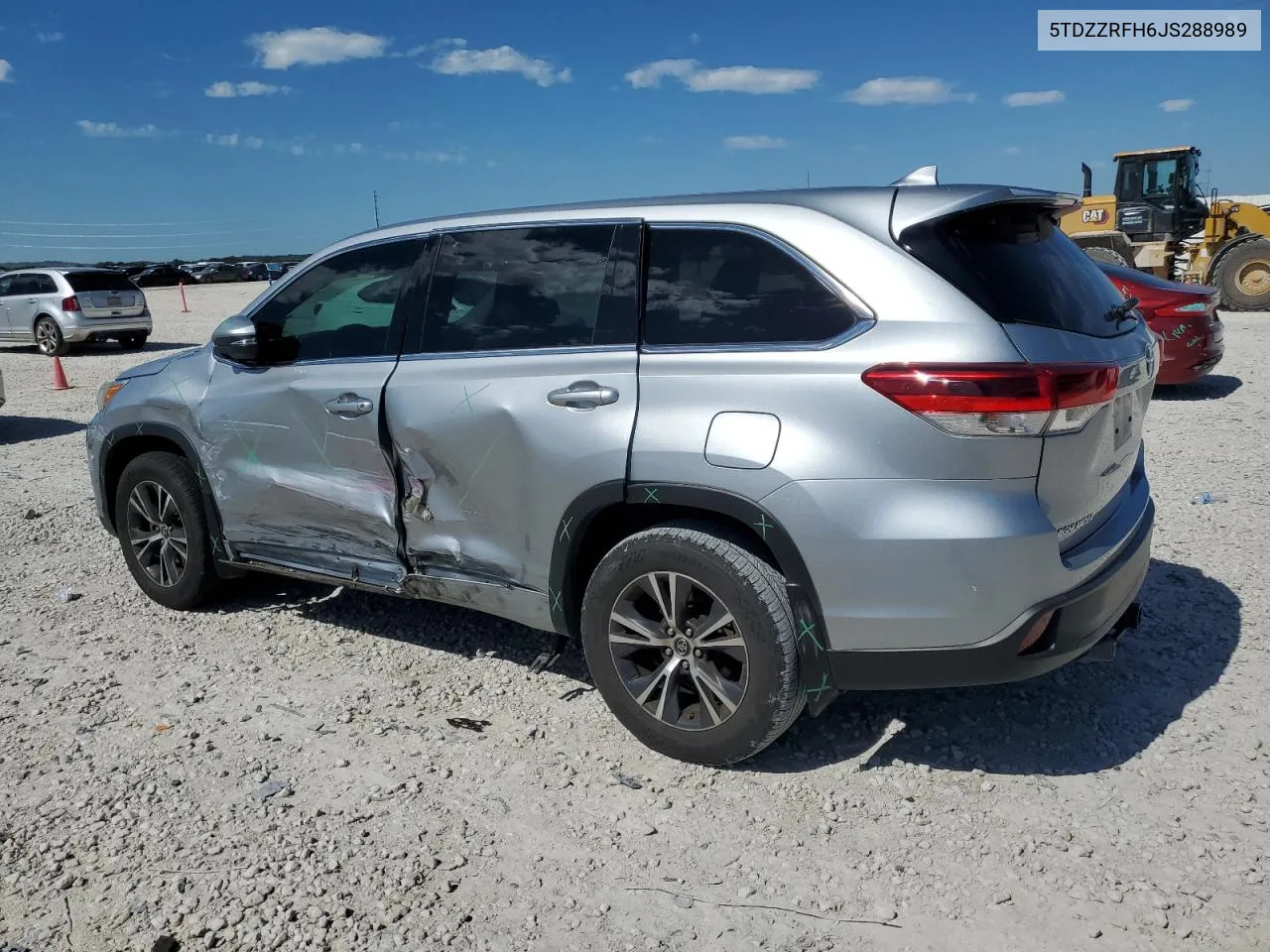 2018 Toyota Highlander Le VIN: 5TDZZRFH6JS288989 Lot: 70511274