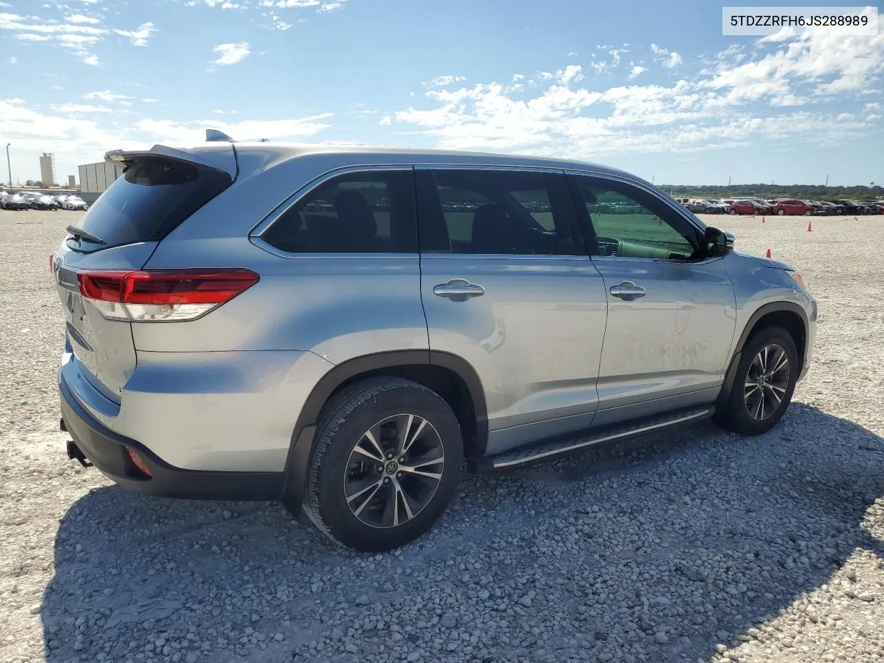 2018 Toyota Highlander Le VIN: 5TDZZRFH6JS288989 Lot: 70511274