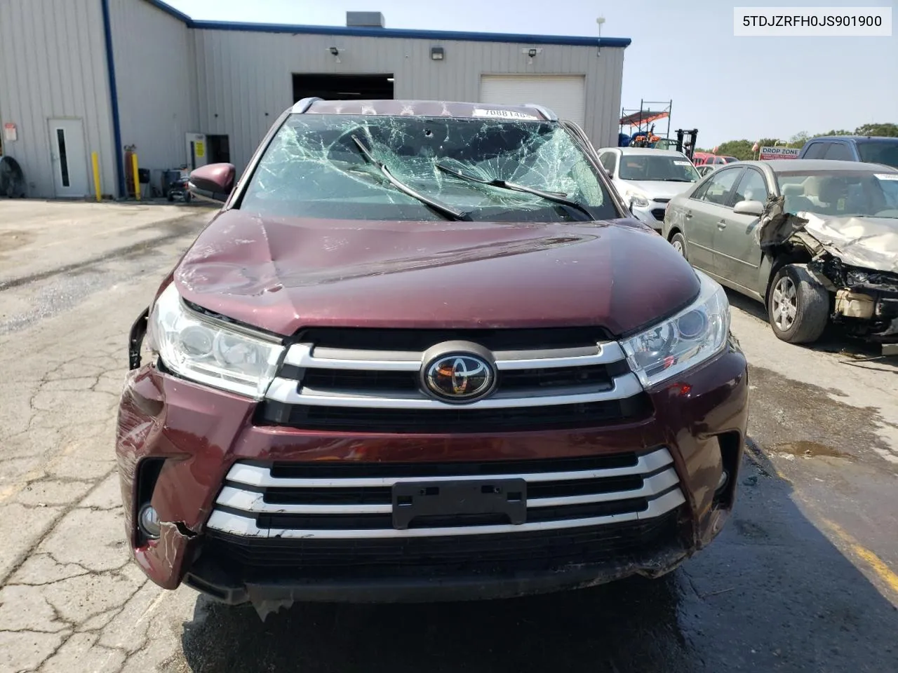 2018 Toyota Highlander Se VIN: 5TDJZRFH0JS901900 Lot: 70881484