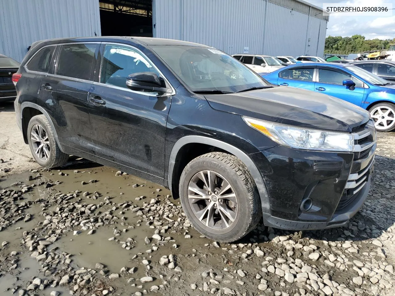 2018 Toyota Highlander Le VIN: 5TDBZRFH0JS908396 Lot: 72555804