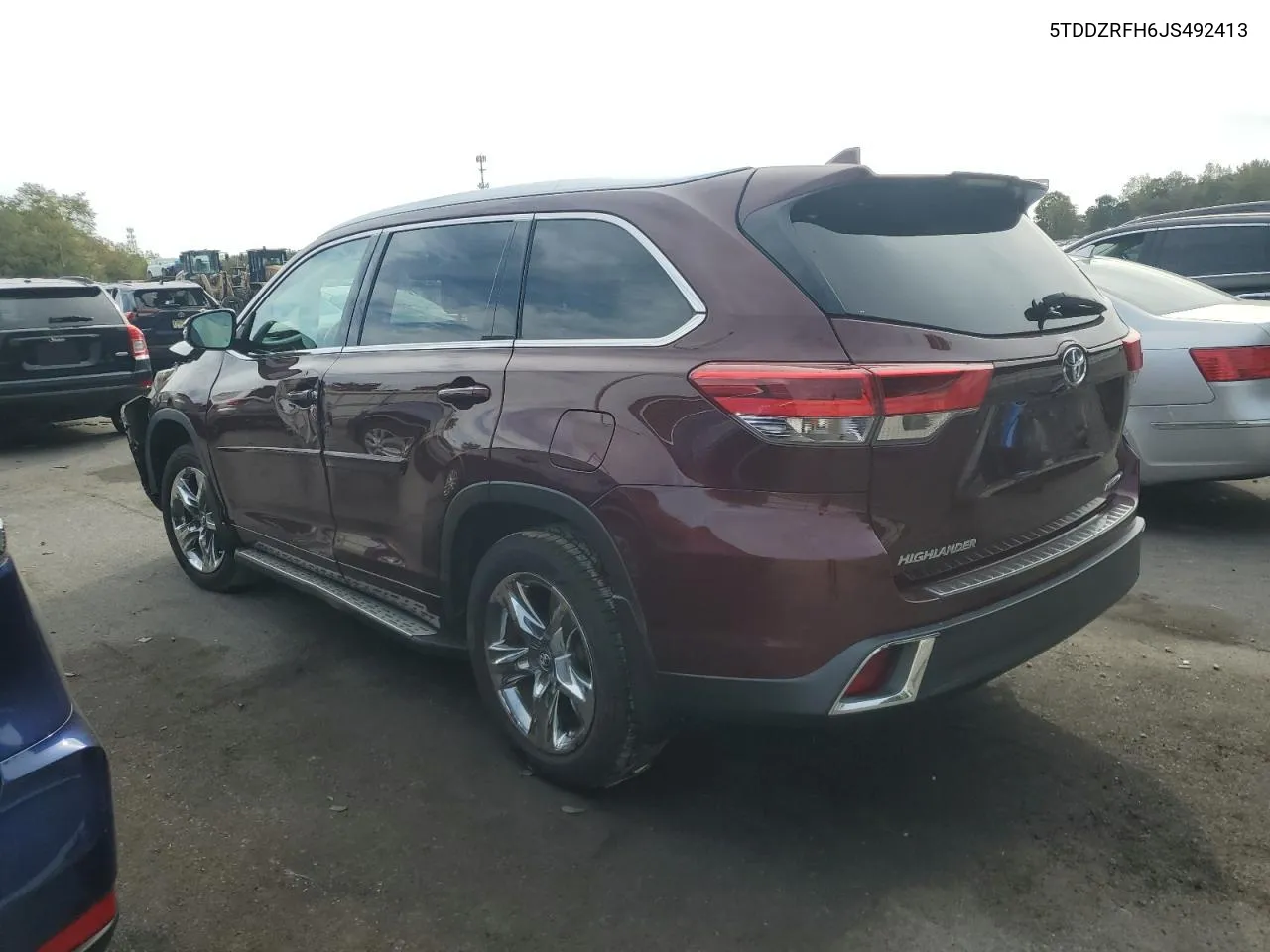 5TDDZRFH6JS492413 2018 Toyota Highlander Limited