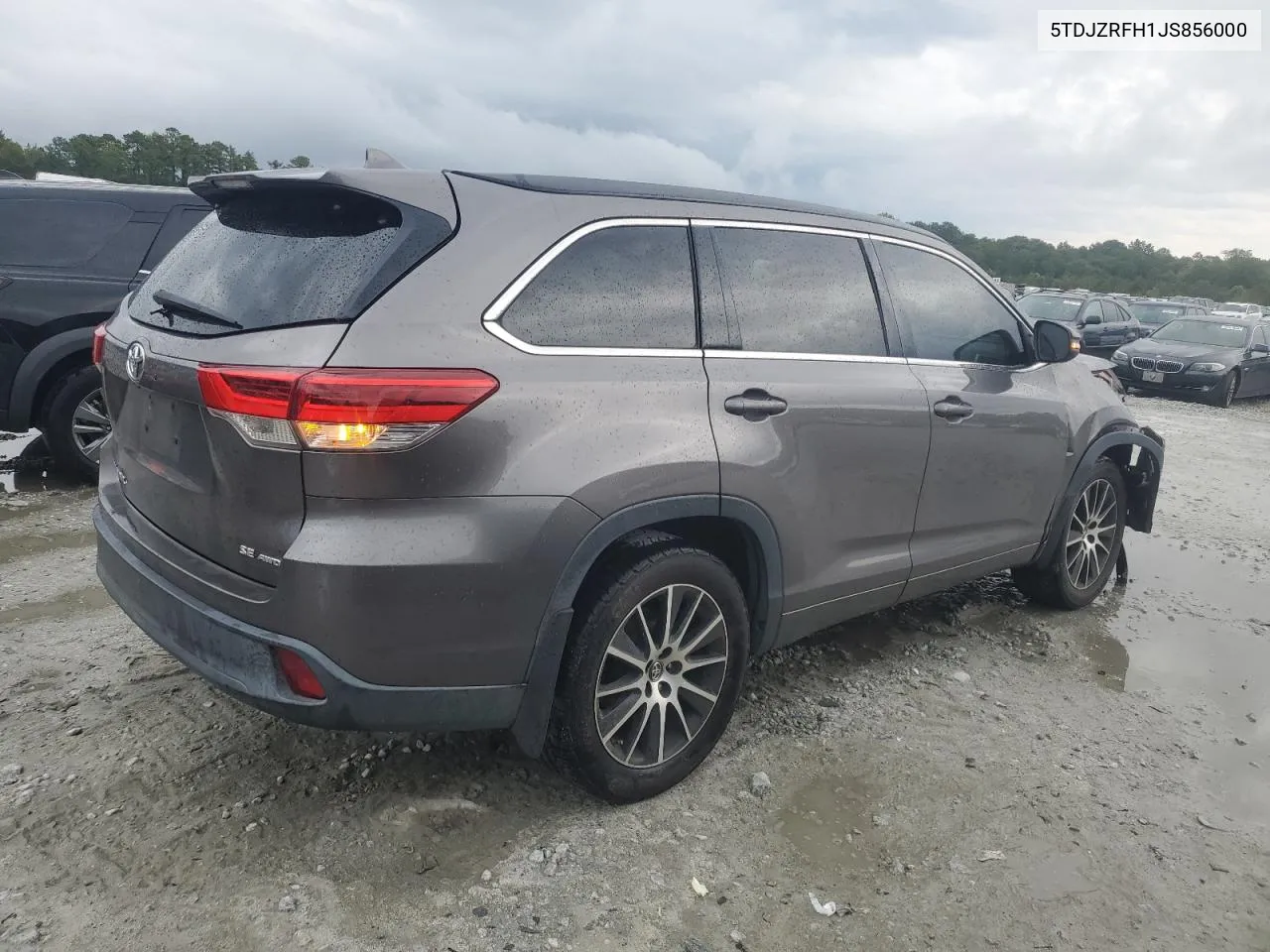 2018 Toyota Highlander Se VIN: 5TDJZRFH1JS856000 Lot: 72887384