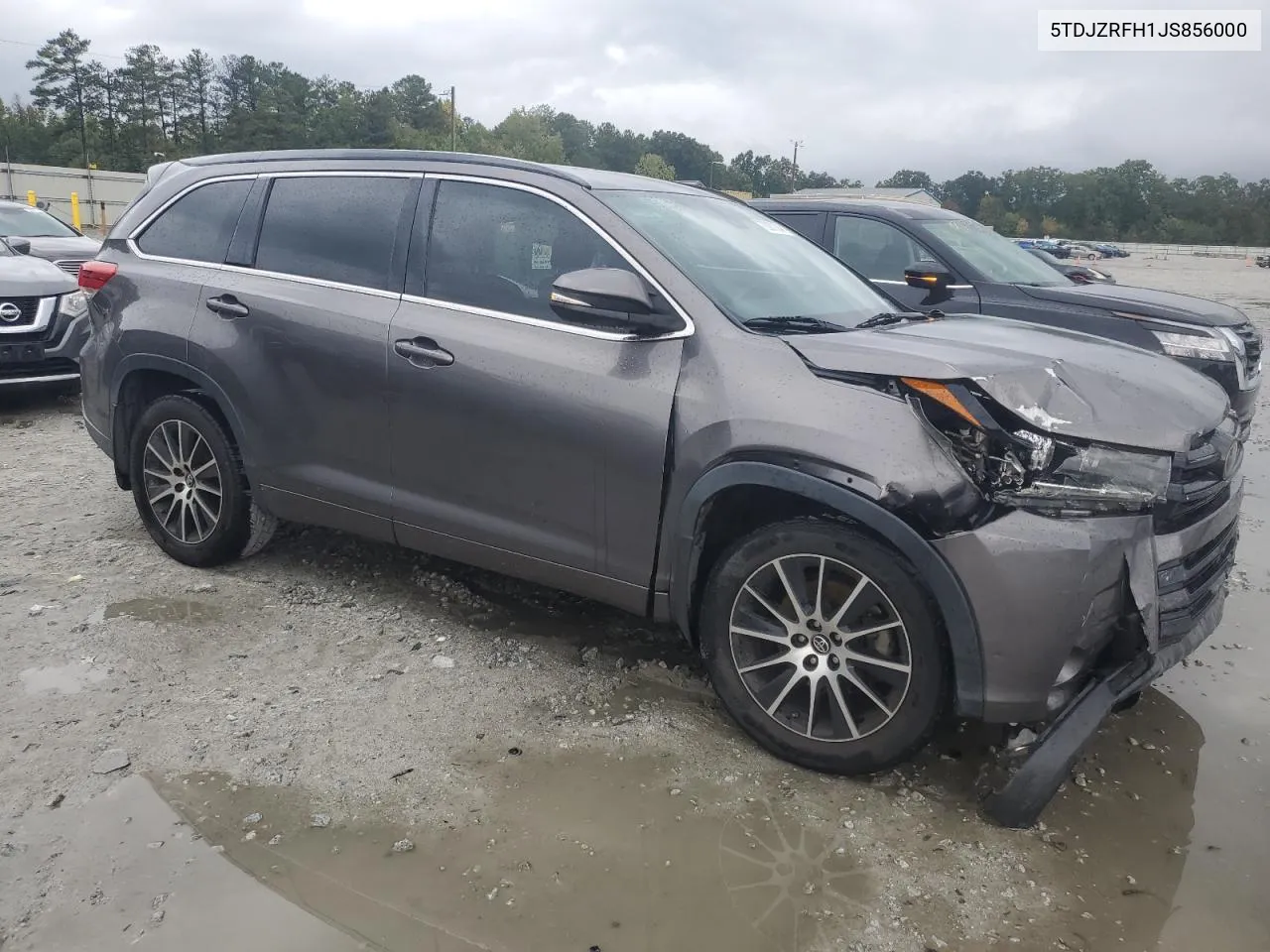 2018 Toyota Highlander Se VIN: 5TDJZRFH1JS856000 Lot: 72887384