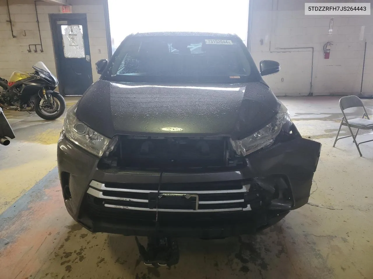 2018 Toyota Highlander Le VIN: 5TDZZRFH7JS264443 Lot: 73152044