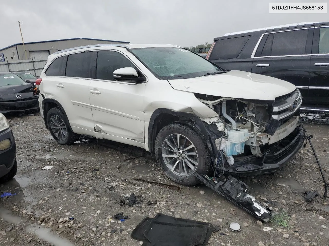 2018 Toyota Highlander Se VIN: 5TDJZRFH4JS558153 Lot: 73204884