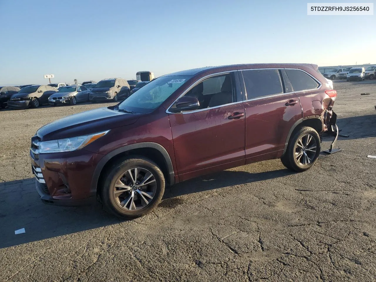 2018 Toyota Highlander Le VIN: 5TDZZRFH9JS256540 Lot: 73249294