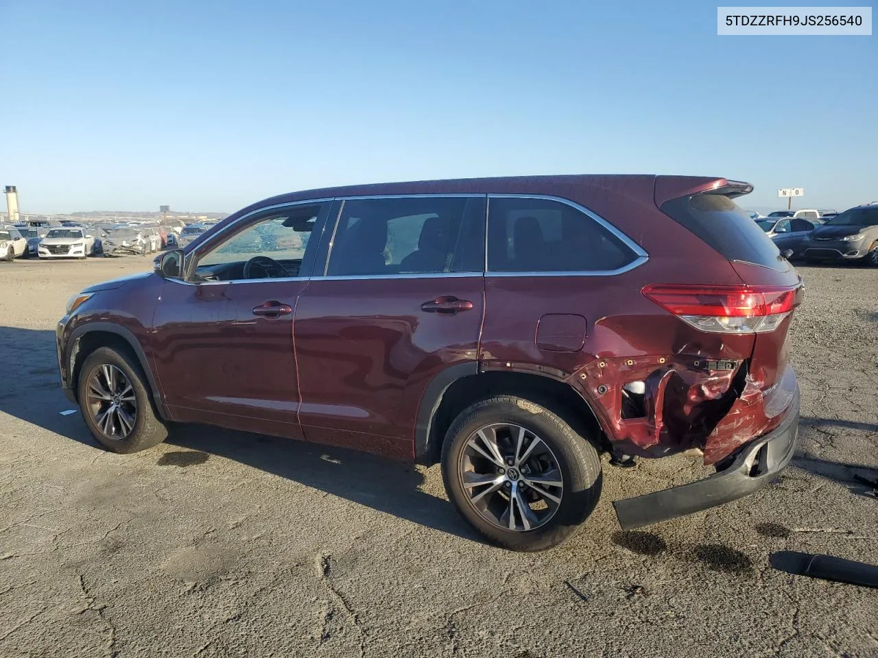 2018 Toyota Highlander Le VIN: 5TDZZRFH9JS256540 Lot: 73249294