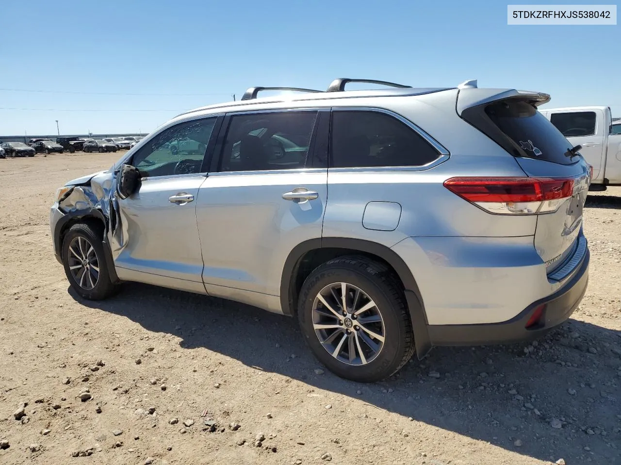 2018 Toyota Highlander Se VIN: 5TDKZRFHXJS538042 Lot: 73310454