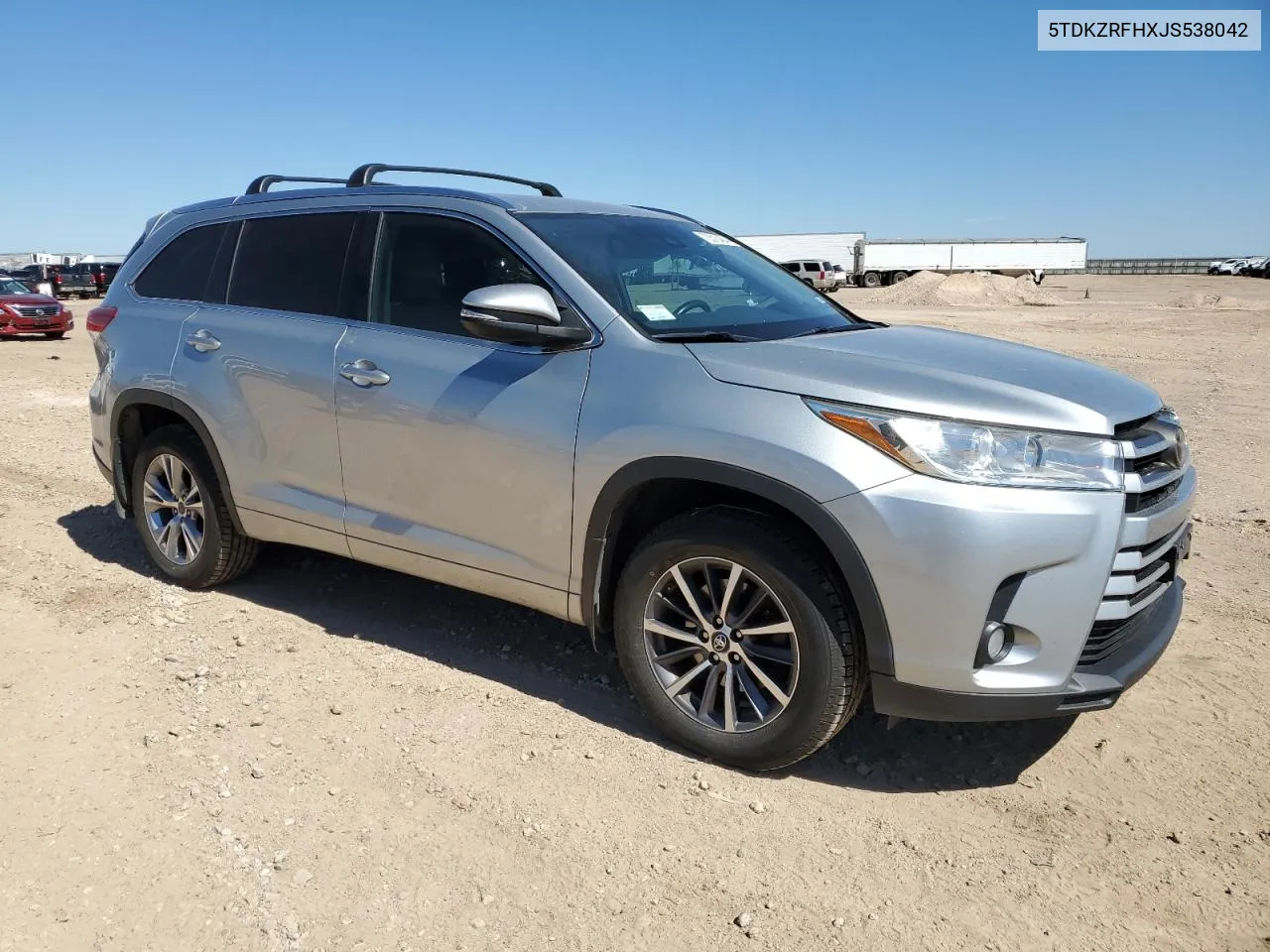 2018 Toyota Highlander Se VIN: 5TDKZRFHXJS538042 Lot: 73310454