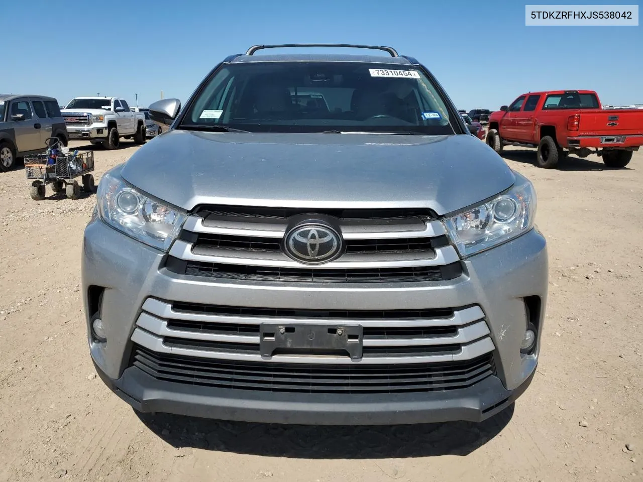 5TDKZRFHXJS538042 2018 Toyota Highlander Se