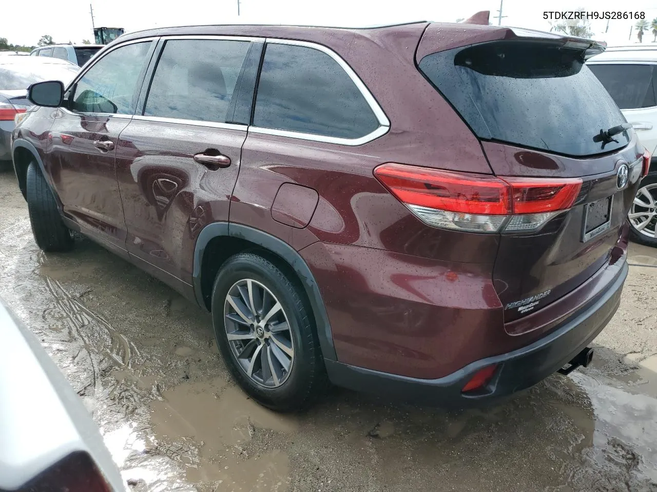 2018 Toyota Highlander Se VIN: 5TDKZRFH9JS286168 Lot: 73845814