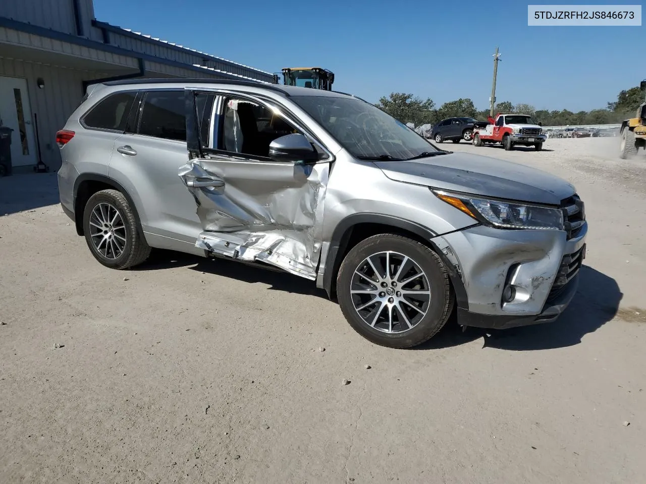 2018 Toyota Highlander Se VIN: 5TDJZRFH2JS846673 Lot: 74301034