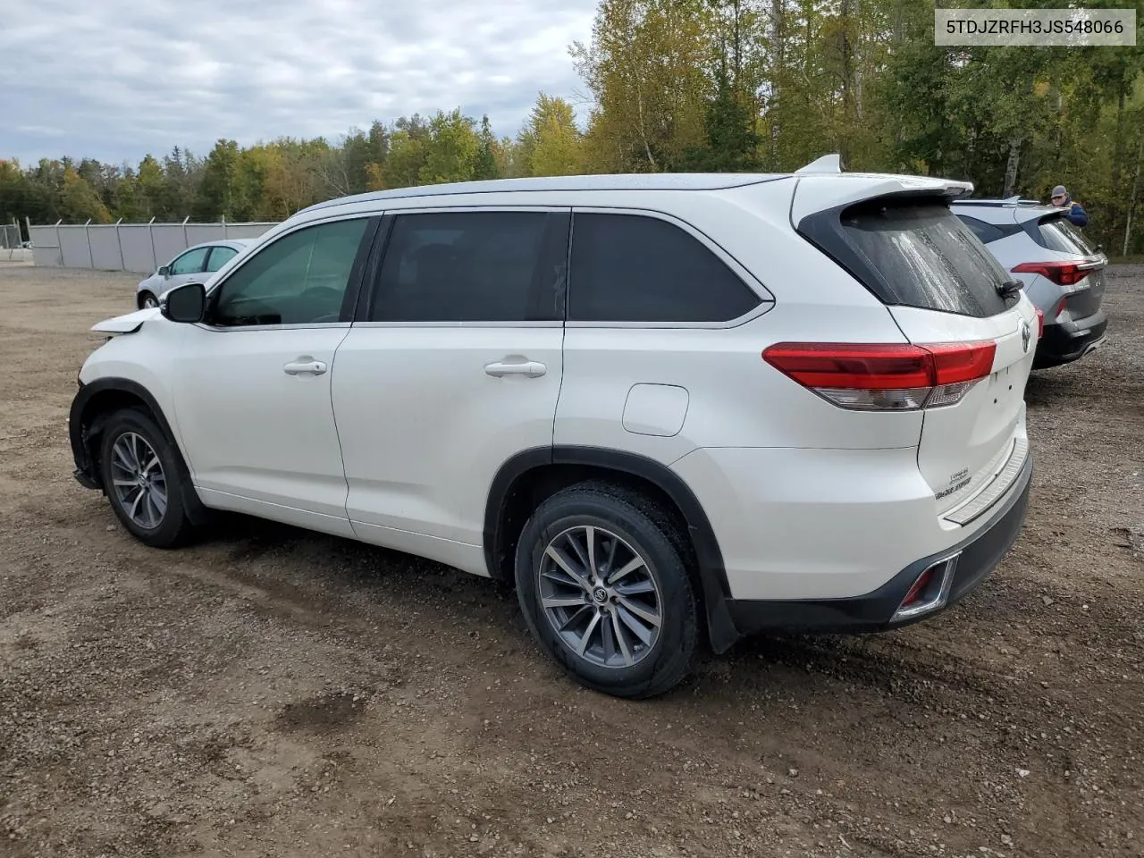 2018 Toyota Highlander Se VIN: 5TDJZRFH3JS548066 Lot: 74690034