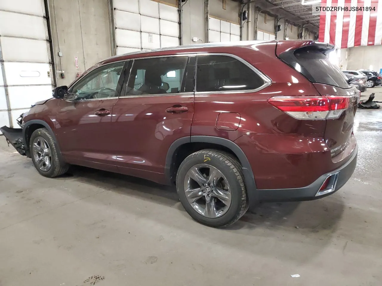 2018 Toyota Highlander Limited VIN: 5TDDZRFH8JS841894 Lot: 74691534