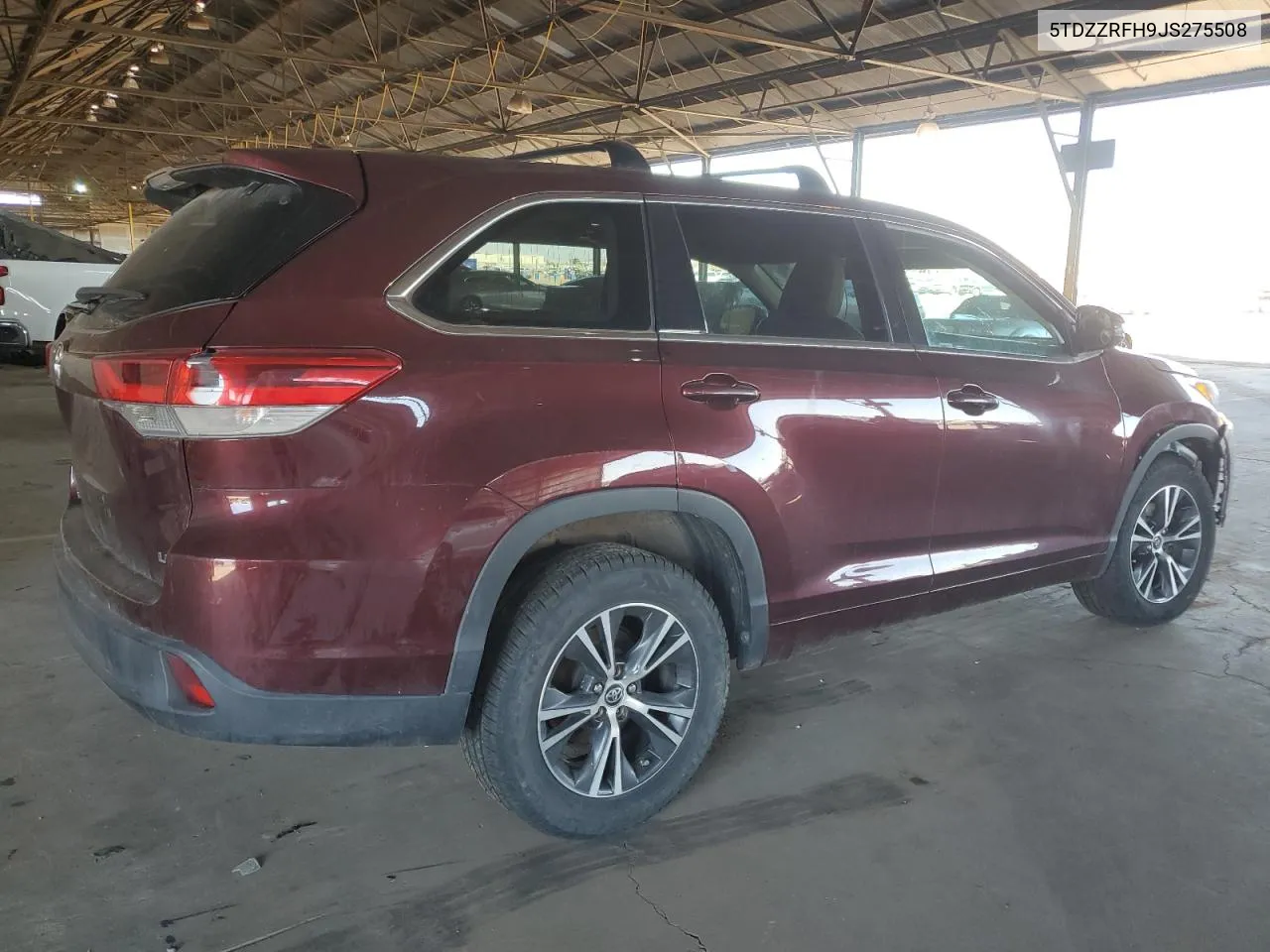 2018 Toyota Highlander Le VIN: 5TDZZRFH9JS275508 Lot: 74927764