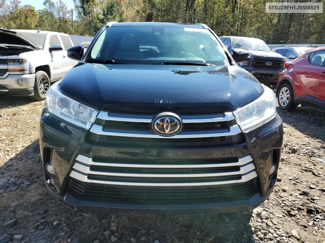 2018 Toyota Highlander Se VIN: 5TDJZRFH1JS558529 Lot: 74968494