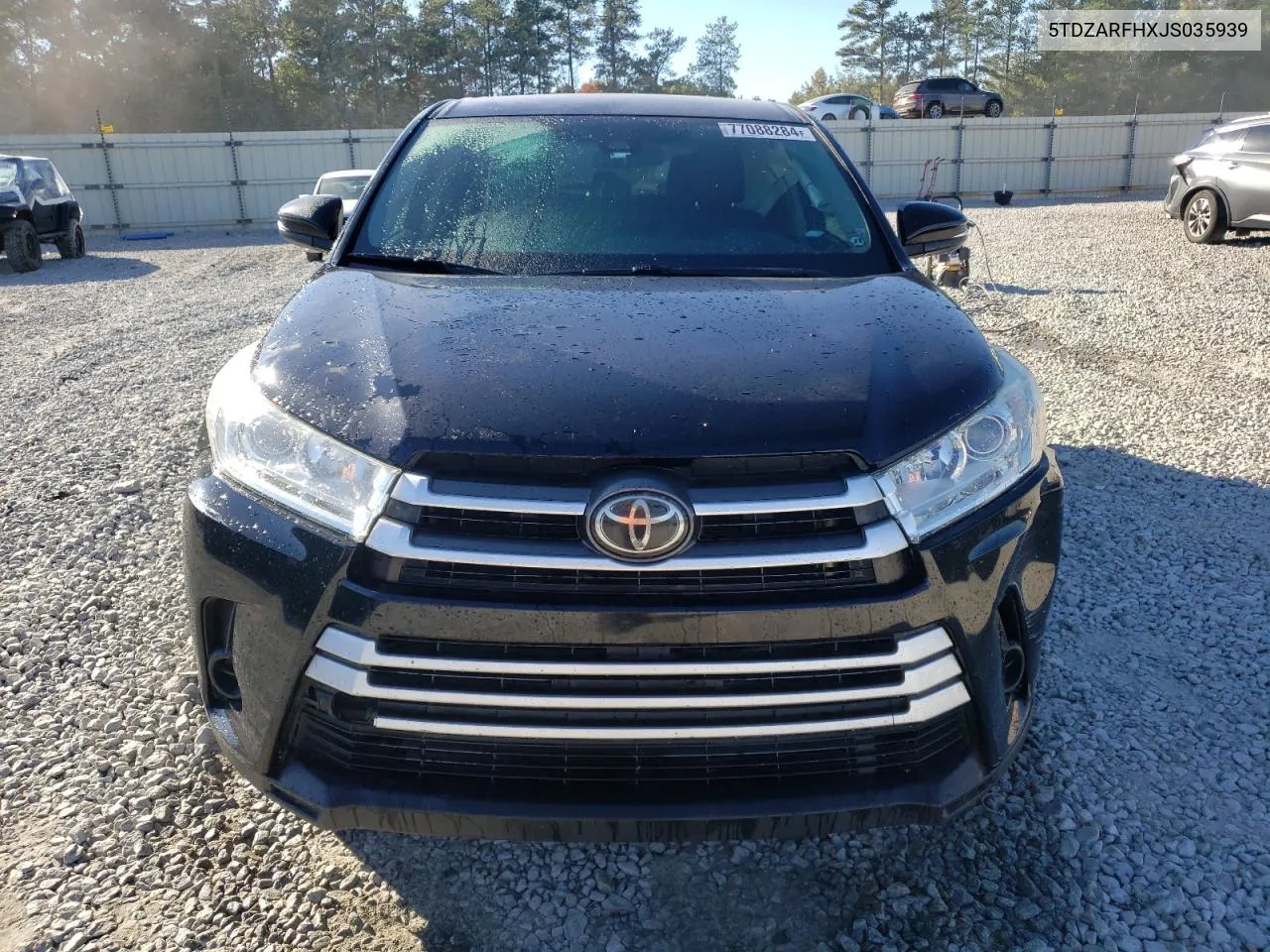 2018 Toyota Highlander Le VIN: 5TDZARFHXJS035939 Lot: 77088284