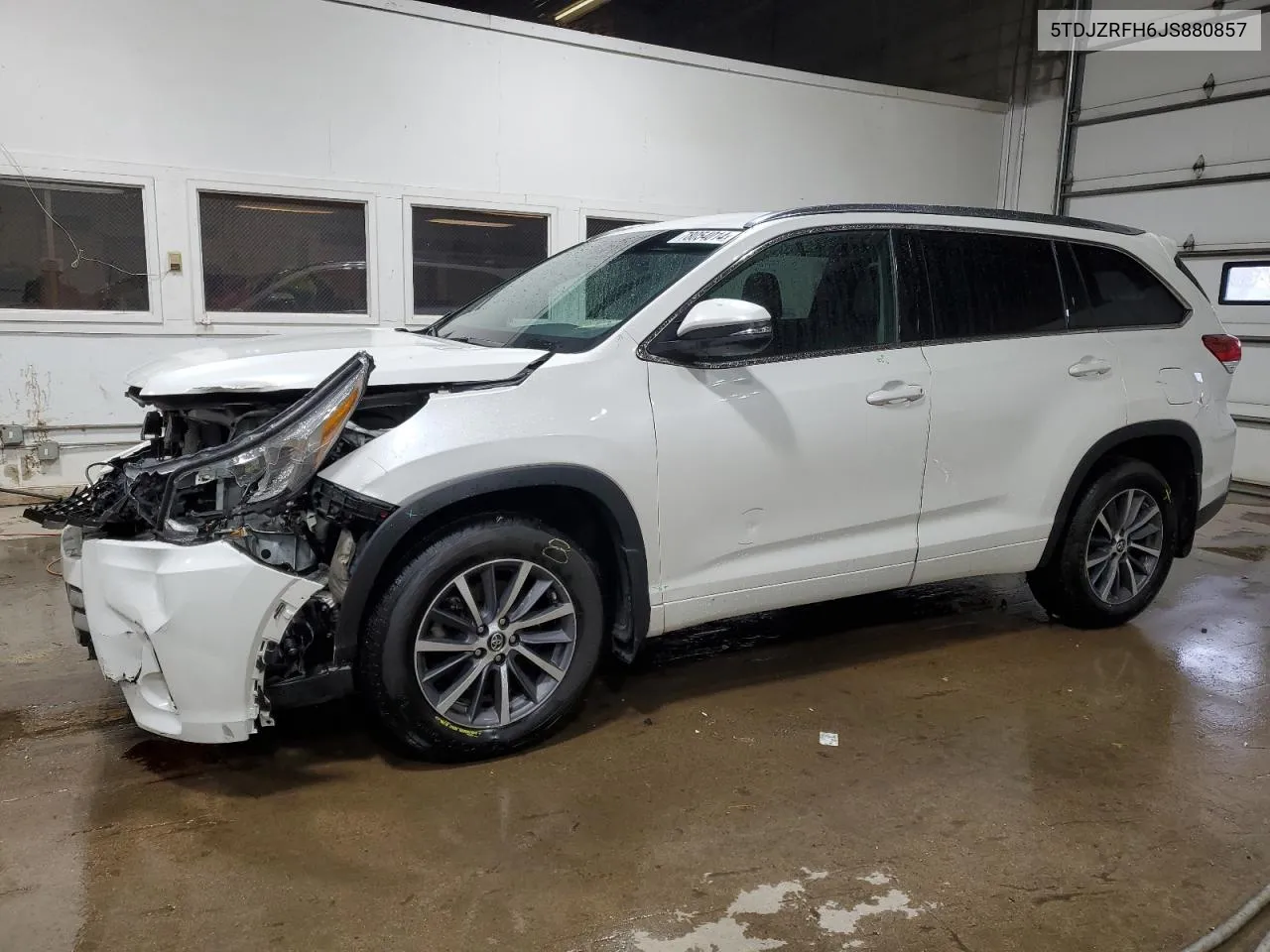 2018 Toyota Highlander Se VIN: 5TDJZRFH6JS880857 Lot: 78054014