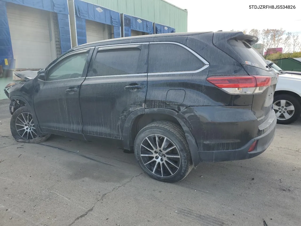 2018 Toyota Highlander Se VIN: 5TDJZRFH8JS534826 Lot: 78122924