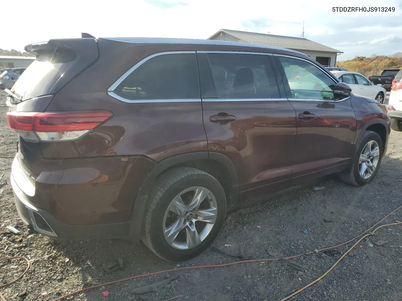 2018 Toyota Highlander Limited VIN: 5TDDZRFH0JS913249 Lot: 78173314