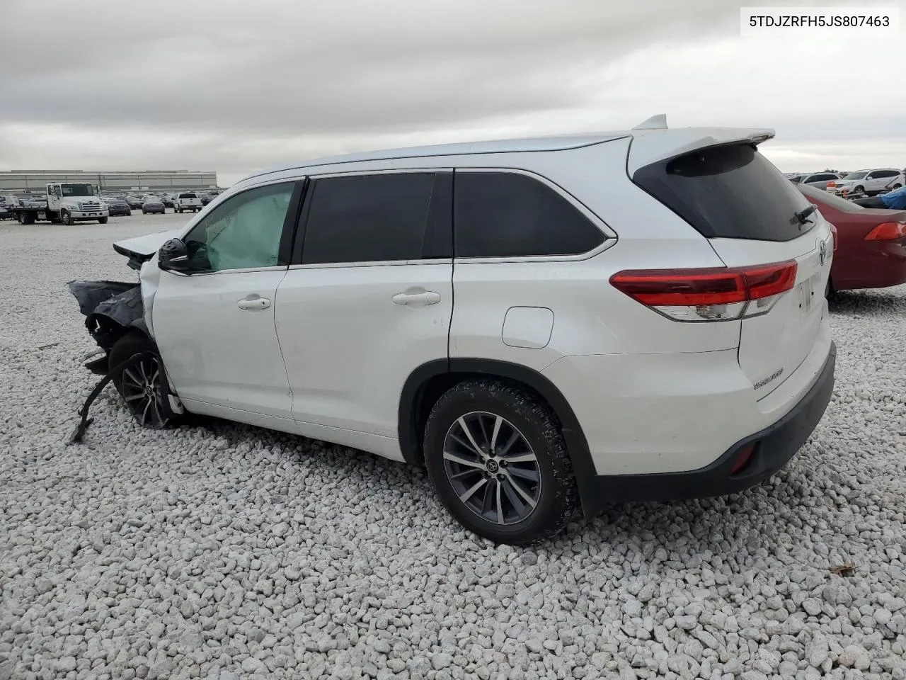 2018 Toyota Highlander Se VIN: 5TDJZRFH5JS807463 Lot: 78186774