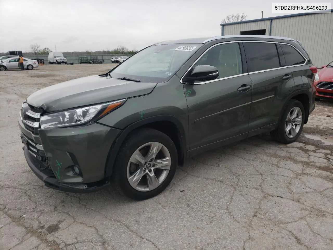 2018 Toyota Highlander Limited VIN: 5TDDZRFHXJS496299 Lot: 78296974