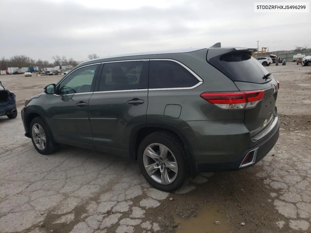 2018 Toyota Highlander Limited VIN: 5TDDZRFHXJS496299 Lot: 78296974